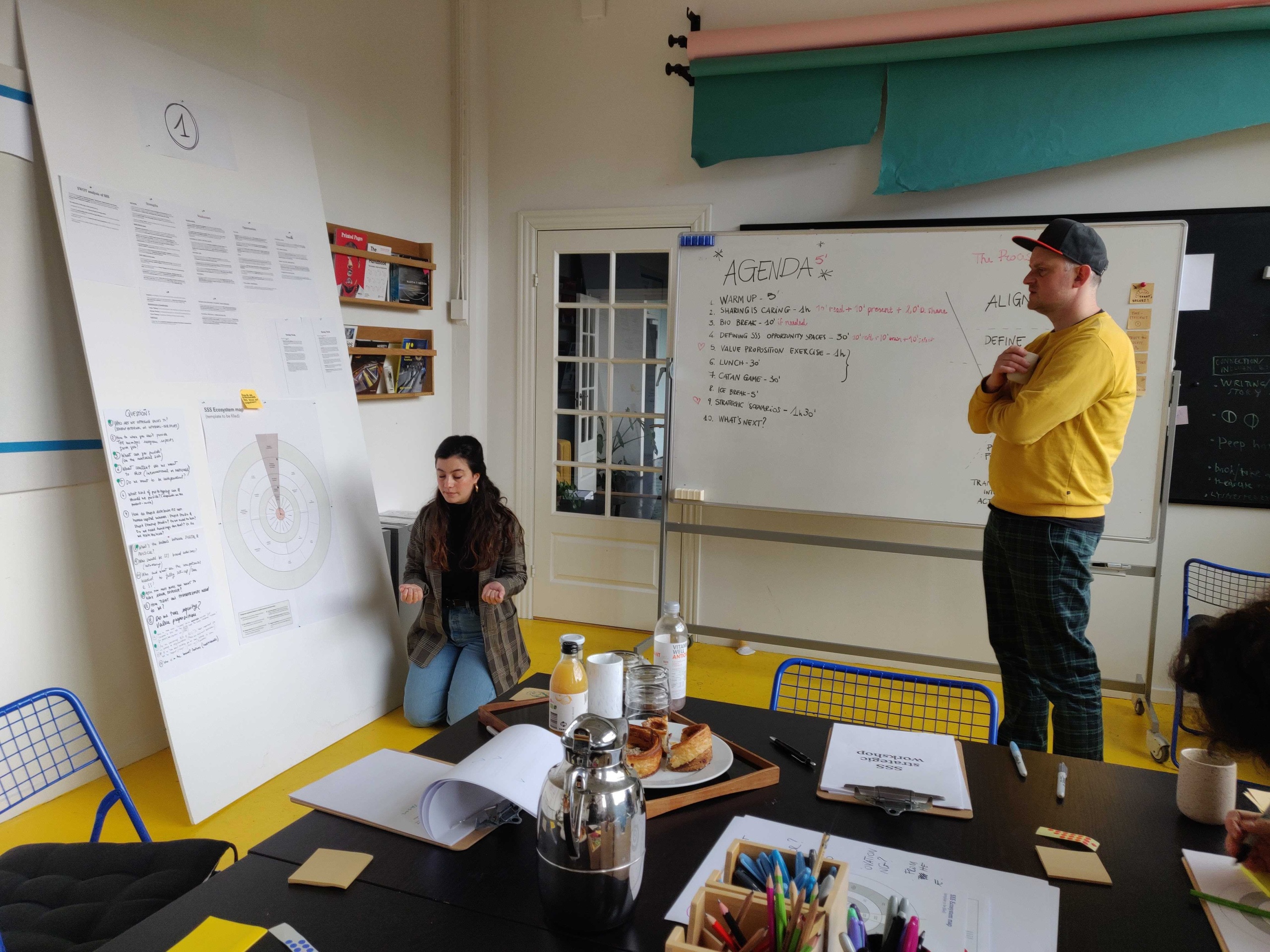Workshop with the client: Using the an Ecosystem Map to speculate on the Startup Studio possible actors